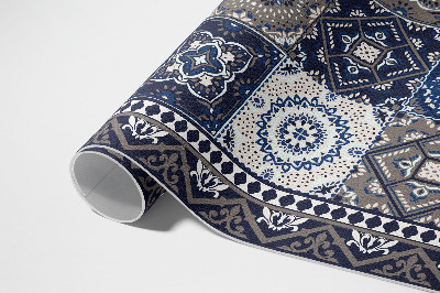 Covor interior din vinil dale florale dale elegante
