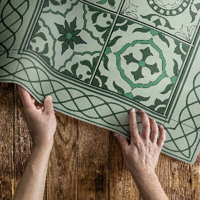 Covor interior din vinil Plăci frumoase în carouri spaniole