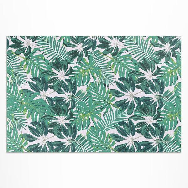 Covor de vinil Frunze de palmier floră tropicală