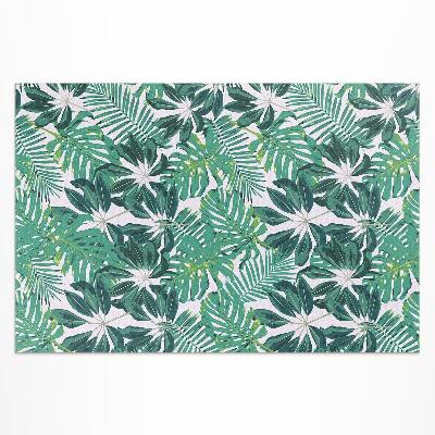 Covor de vinil Frunze de palmier floră tropicală