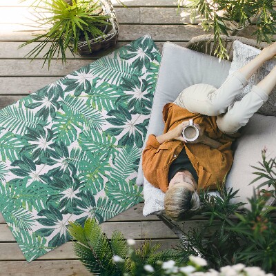Covor de vinil Frunze de palmier floră tropicală