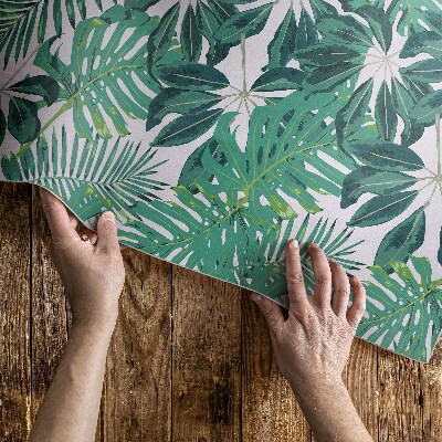 Covor de vinil Frunze de palmier floră tropicală