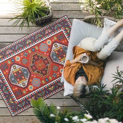 Covor interior din vinil Model decorativ turcesc imitație de țesătură