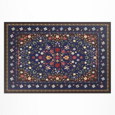 Covor de vinil acasă Frumoase flori mici motiv floral de epocă
