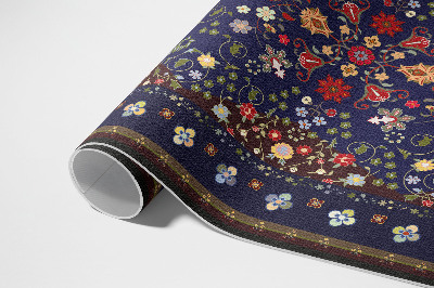 Covor de vinil acasă Frumoase flori mici motiv floral de epocă