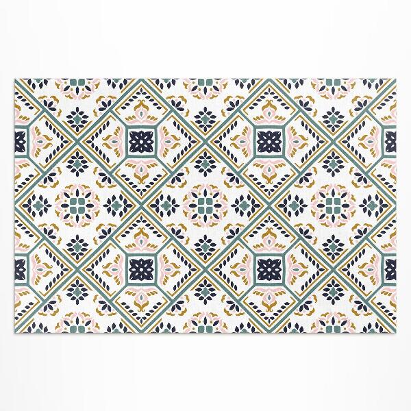 Covor interior din vinil Plăci cu model geometric
