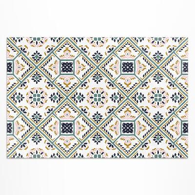 Covor interior din vinil Plăci cu model geometric