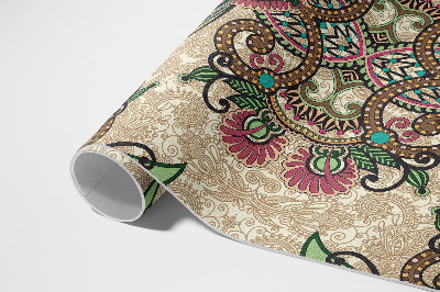 Covor interior din vinil Model floral oriental clasic