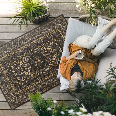 Covor interior din vinil Model ornamental cu decor de plante