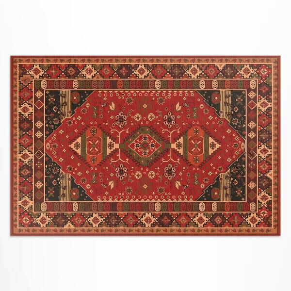 Covor interior din vinil Motive florale vintage în stil antic