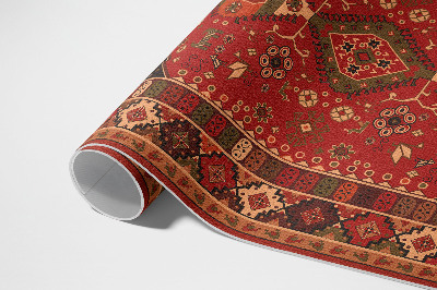 Covor interior din vinil Motive florale vintage în stil antic