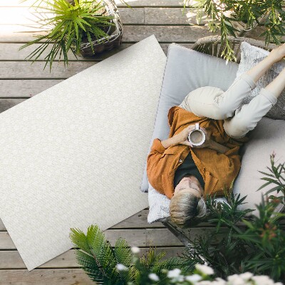 Covor de vinil Flori de câmp fine și delicate boho