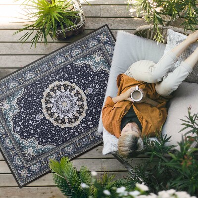 Covor interior din vinil ornament cu model mandala