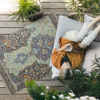 Covor interior din vinil Frumos ornament turcesc cu detalii florale
