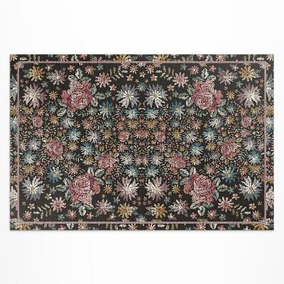 Covor de vinil Flori mici pe o pajiște