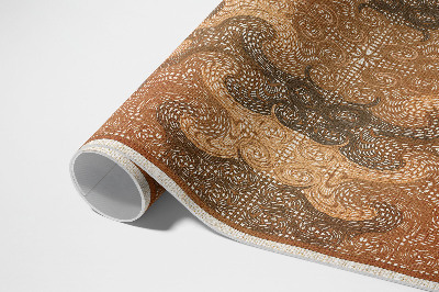 Covor interior din vinil Model decorativ oriental cu vârtejuri