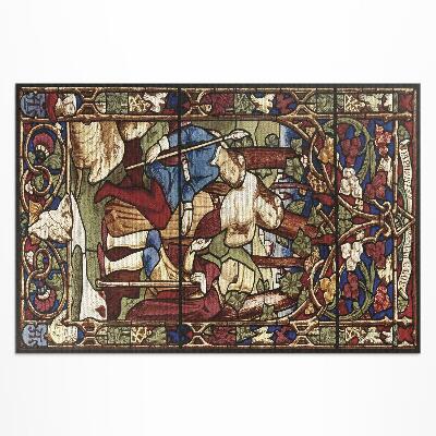 Covor interior din vinil Sir Digby Wyatt imitație de vitraliu gotic