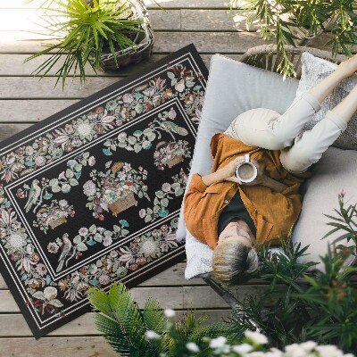 Covor de vinil acasă Motive florale de epocă în natură moartă