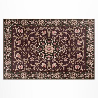 Covor interior din vinil floral antic palid decorativ floral