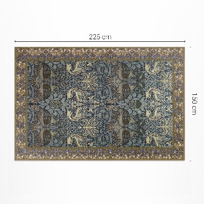 Covor de vinil acasă Păun și dragon William Morris