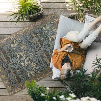 Covor de vinil acasă Păun și dragon William Morris