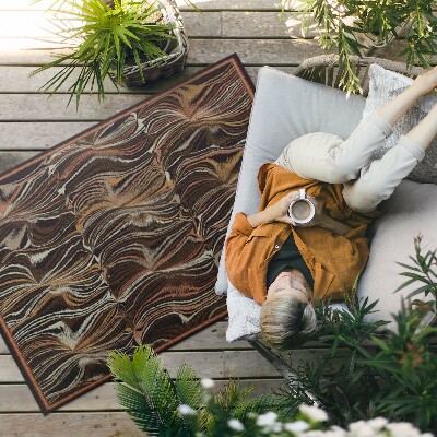 Covor interior din vinil Forme abstracte imitație țesătură de epocă