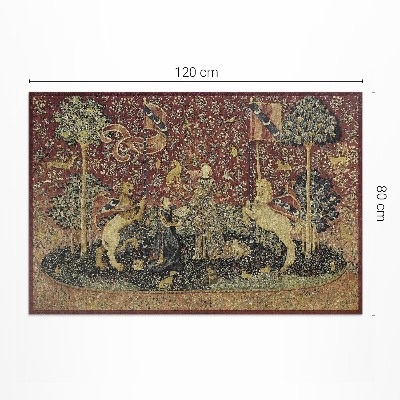 Covor de vinil Imitație țesătură medievală de epocă
