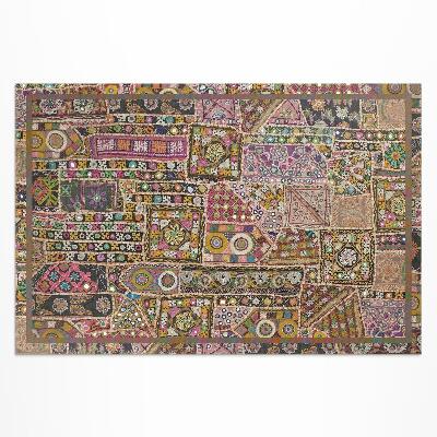 Covor de vinil Model etnic retro patchwork
