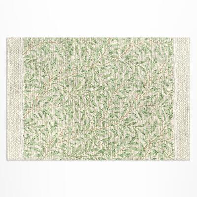 Covor interior din vinil Ilustrație vintage cu frunze William Morris