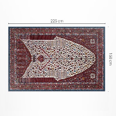 Covor interior din vinil Model de design ornamental cu detalii