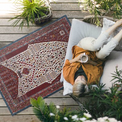 Covor interior din vinil Model de design ornamental cu detalii