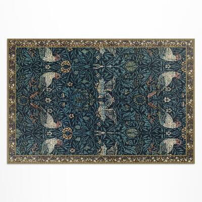 Covor interior din vinil Pasăre în câmp de William Morris