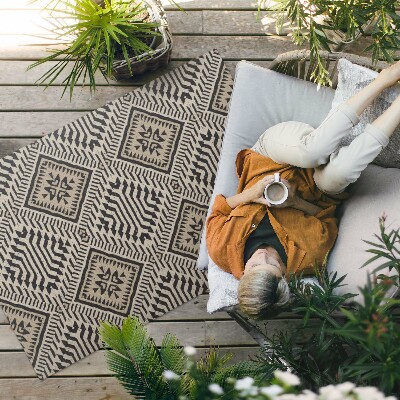 Covor de vinil acasă Design indian cu ornamente boho