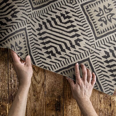 Covor de vinil acasă Design indian cu ornamente boho