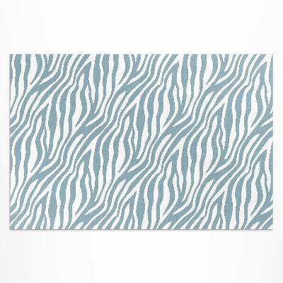 Covor interior din vinil Valuri în albastru pastel