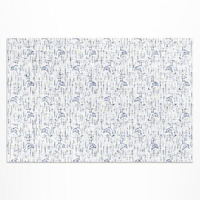 Covor de vinil Păsări delicate model regulat boho