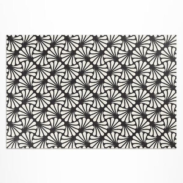 Covor interior din vinil Geometric ginkgo frunze art deco glamour