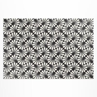 Covor interior din vinil Geometric ginkgo frunze art deco glamour