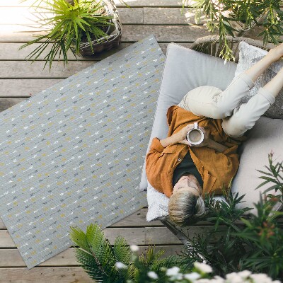 Covor interior din vinil Boho săgeți indiene model delicat