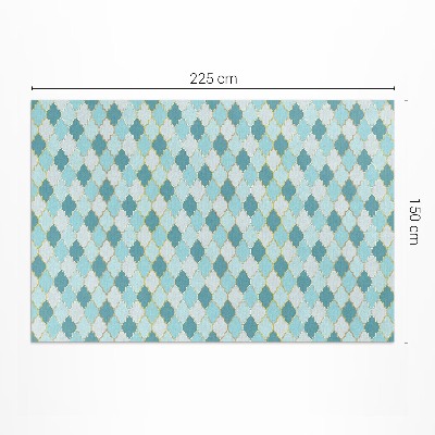 Covor de vinil acasă Mozaic albastru dale decorative