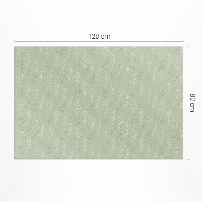 Covor interior din vinil Frunze subtile de crenguțe în stil boho