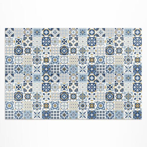 Covor de vinil Mozaic grecesc albastru dale decorative