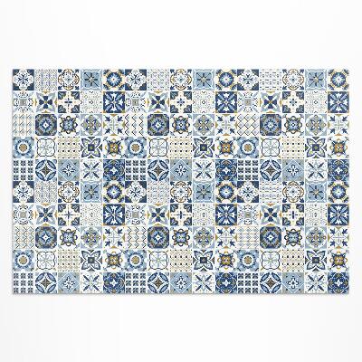 Covor de vinil Mozaic grecesc albastru dale decorative