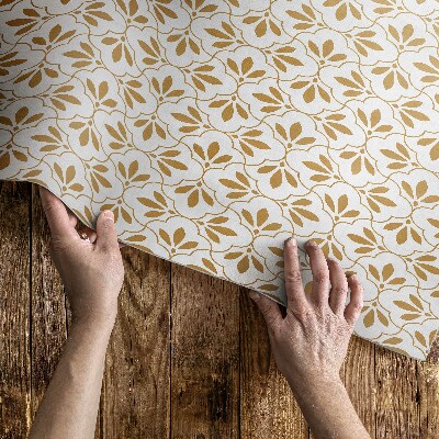 Covor interior din vinil Model regulat de frunze decorative