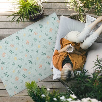 Covor de vinil acasă Ramuri mici motive florale boho