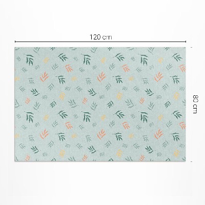Covor de vinil acasă Ramuri mici motive florale boho
