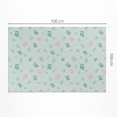Covor de vinil acasă Ramuri mici motive florale boho