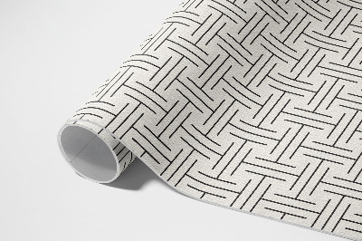 Covor de vinil acasă Labirint minimalist cu linii regulate