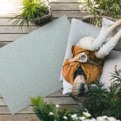 Covor de vinil acasă Frunze subtile de nuc în stil boho