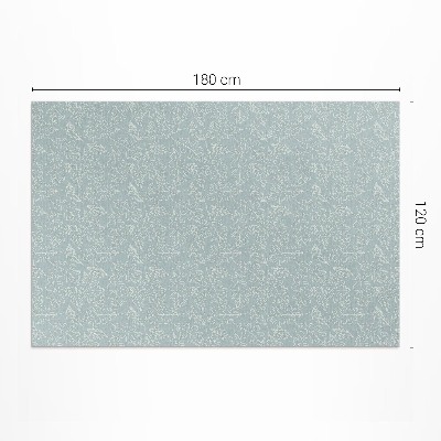 Covor de vinil acasă Frunze subtile de nuc în stil boho